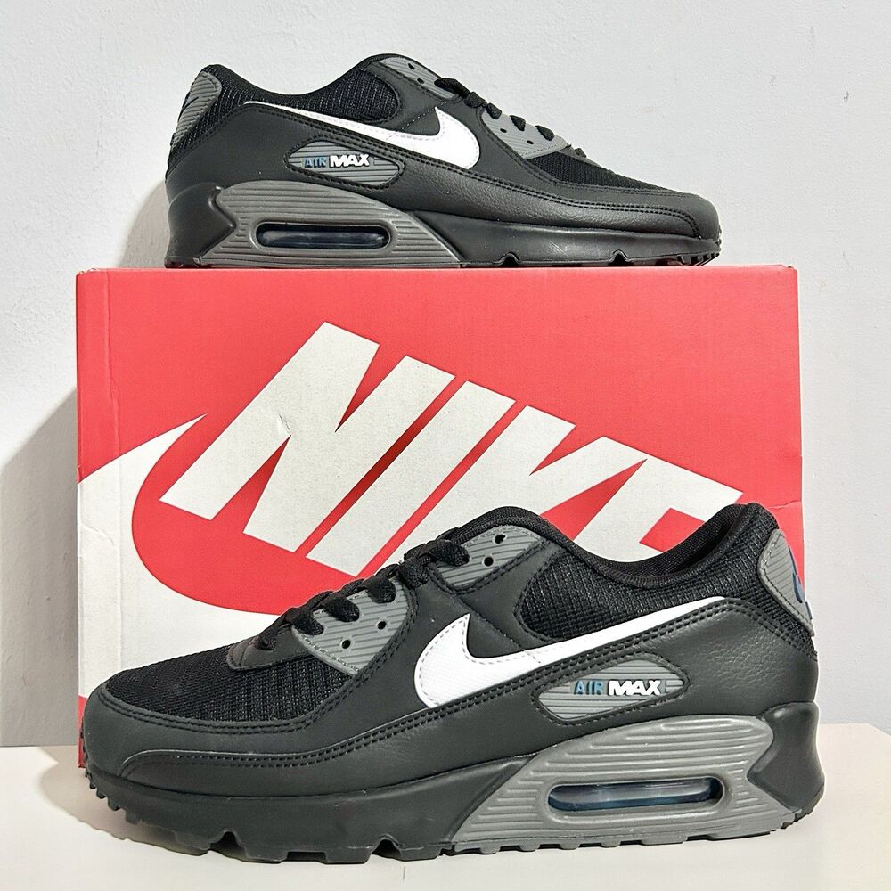 Nike Air Max 90 “Black Iron Grey Marina” Men’s Size 10.5 Lifestyle Sneakers